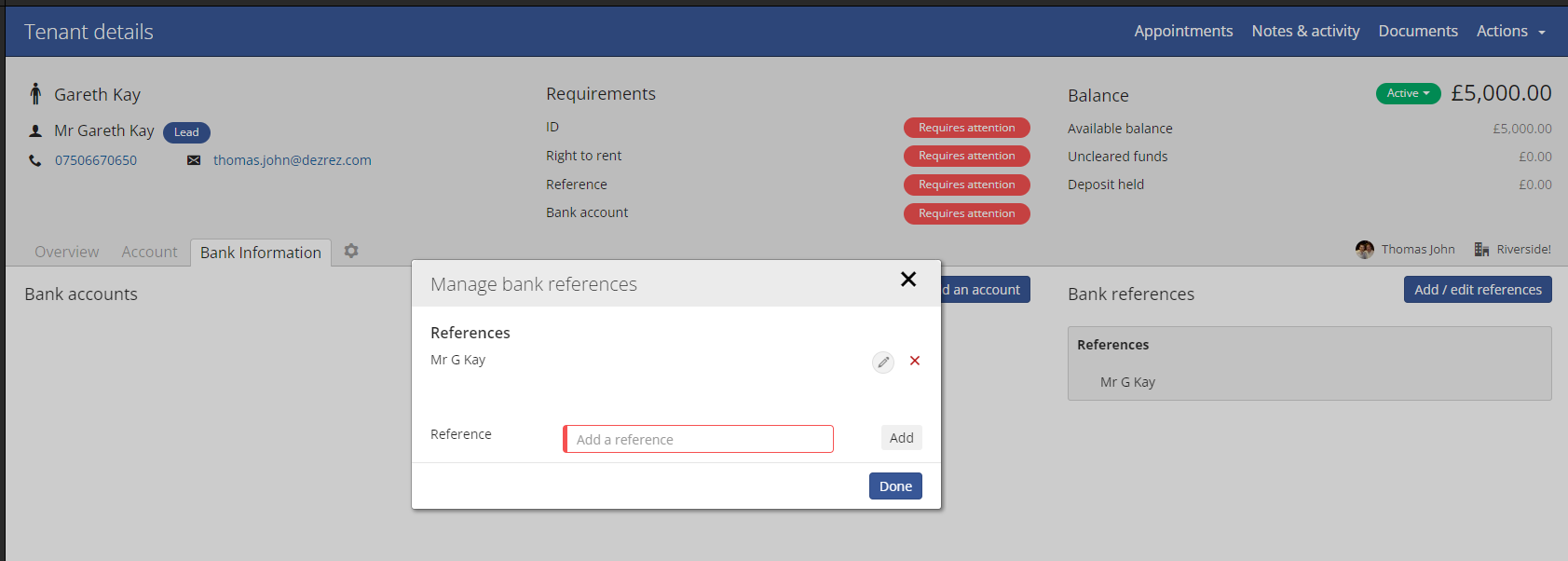 Adding, editing and deleting reference field.