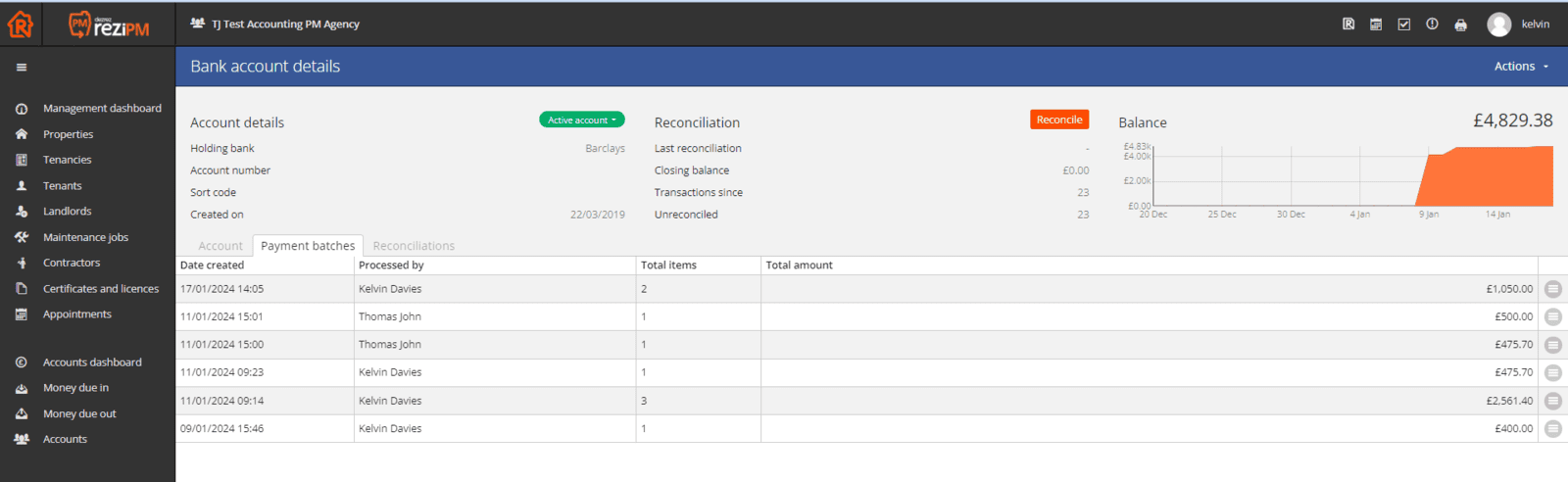 Payment Batches