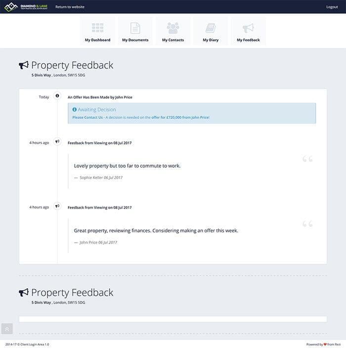 Property Feedback