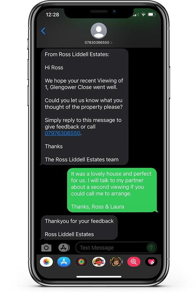 iPhone Automated Property Viewing Feedback