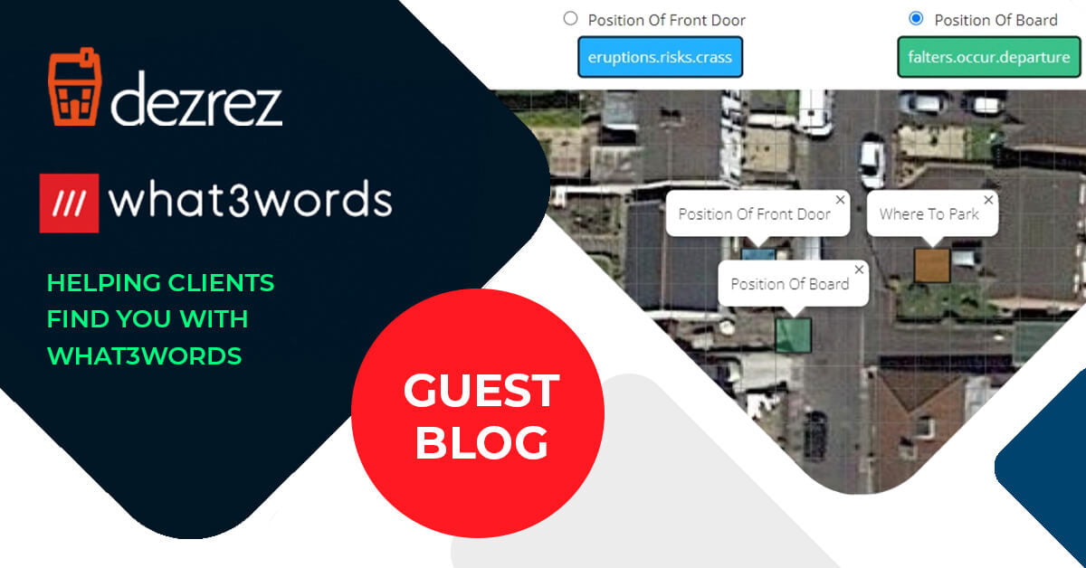 Helping clients find you with what3words