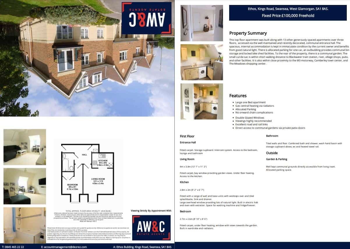 Topfold brochure template preview