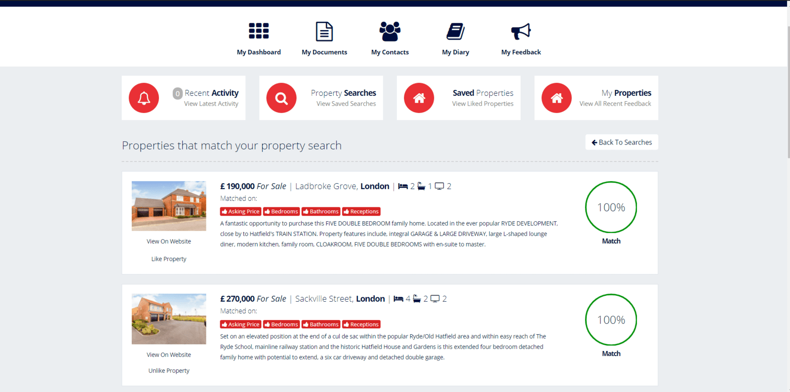Rezi Anytime hybrid estate agent searches