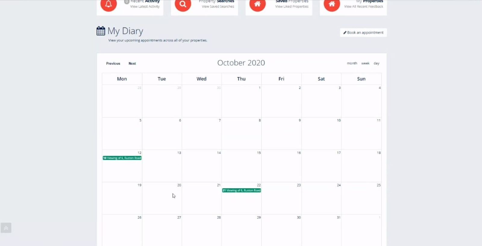 Rezi Anytime Appointments Diary